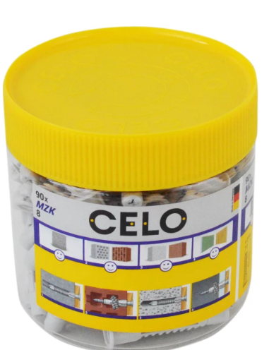 TACO  NYLON 8x49 MZK PLÁSTICO 90 UDS